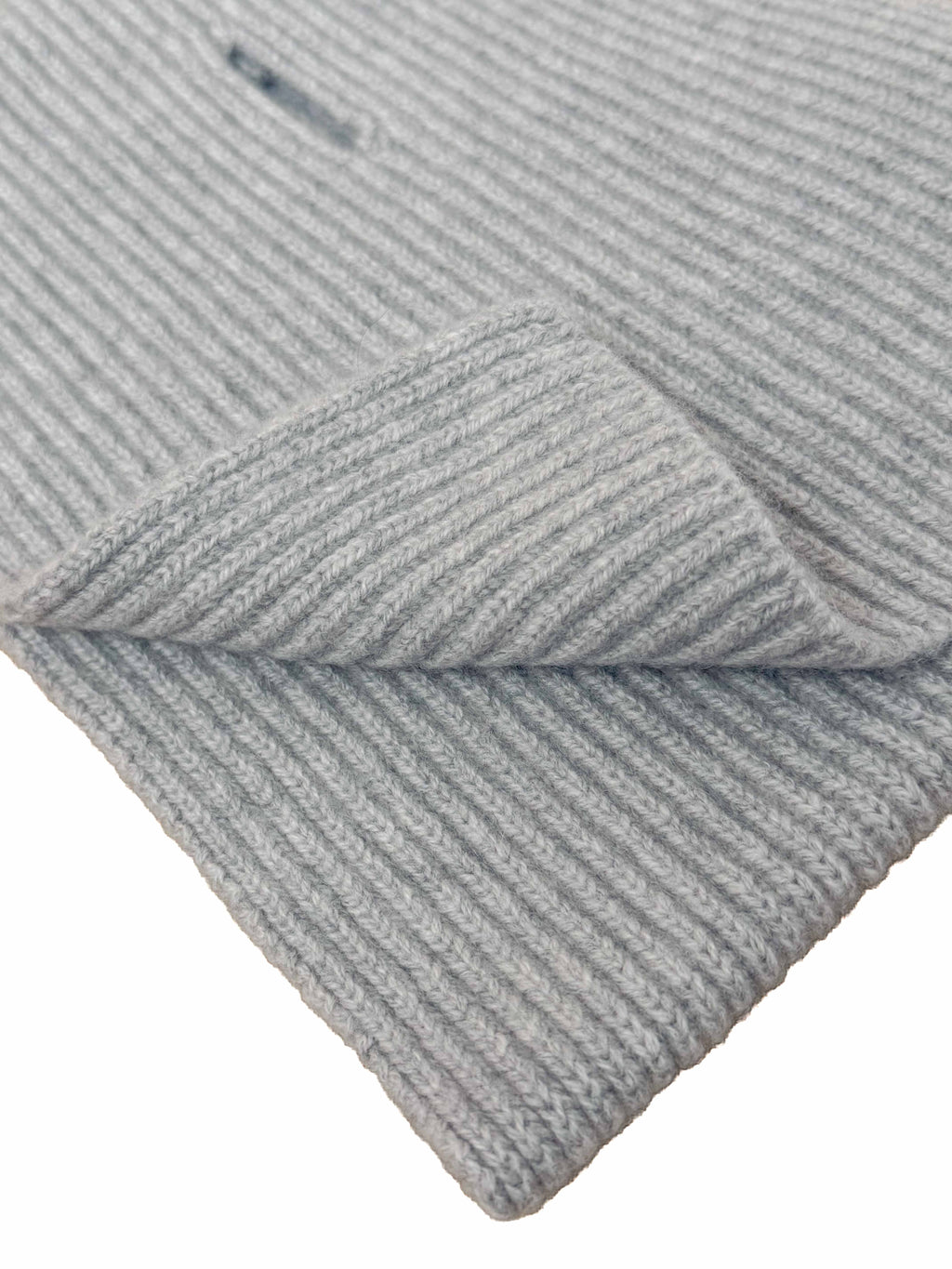 Cashmere Short Scarf - Light Gray