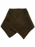 Cashmere Short Scarf - Moss Green