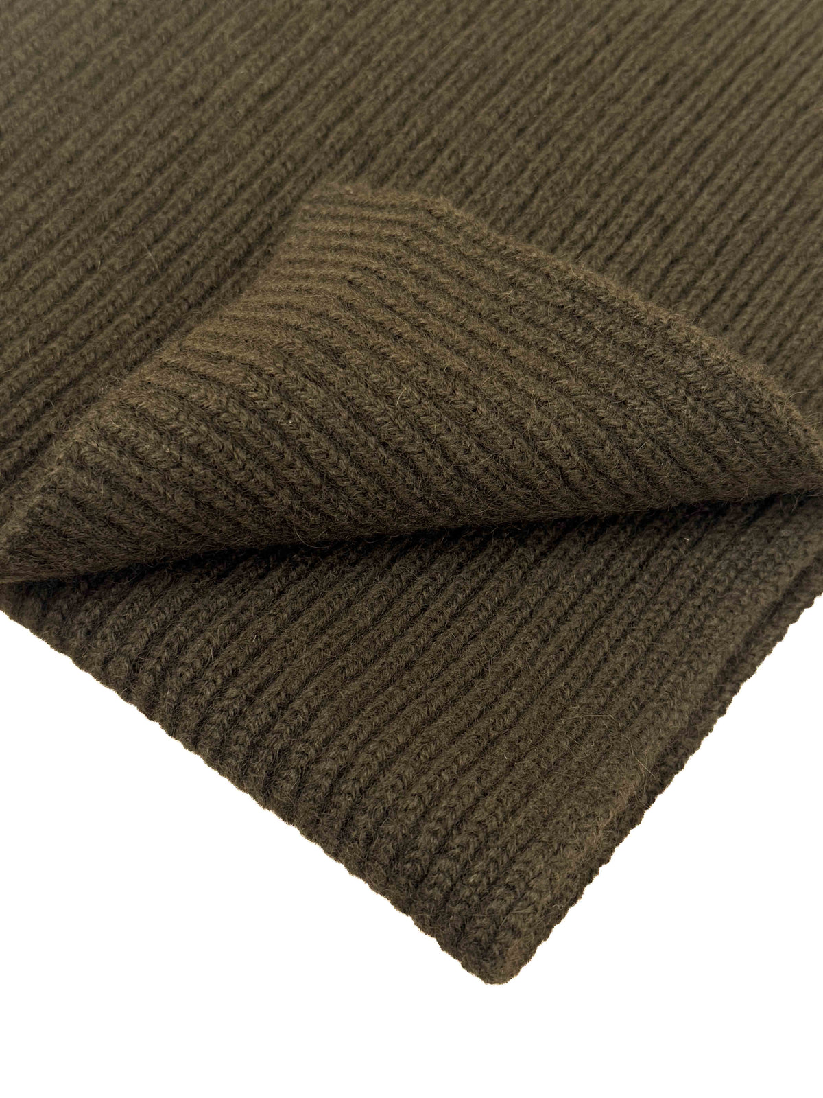Cashmere Short Scarf - Moss Green