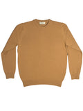 Cashmere Silk Wool Crewneck - Camel