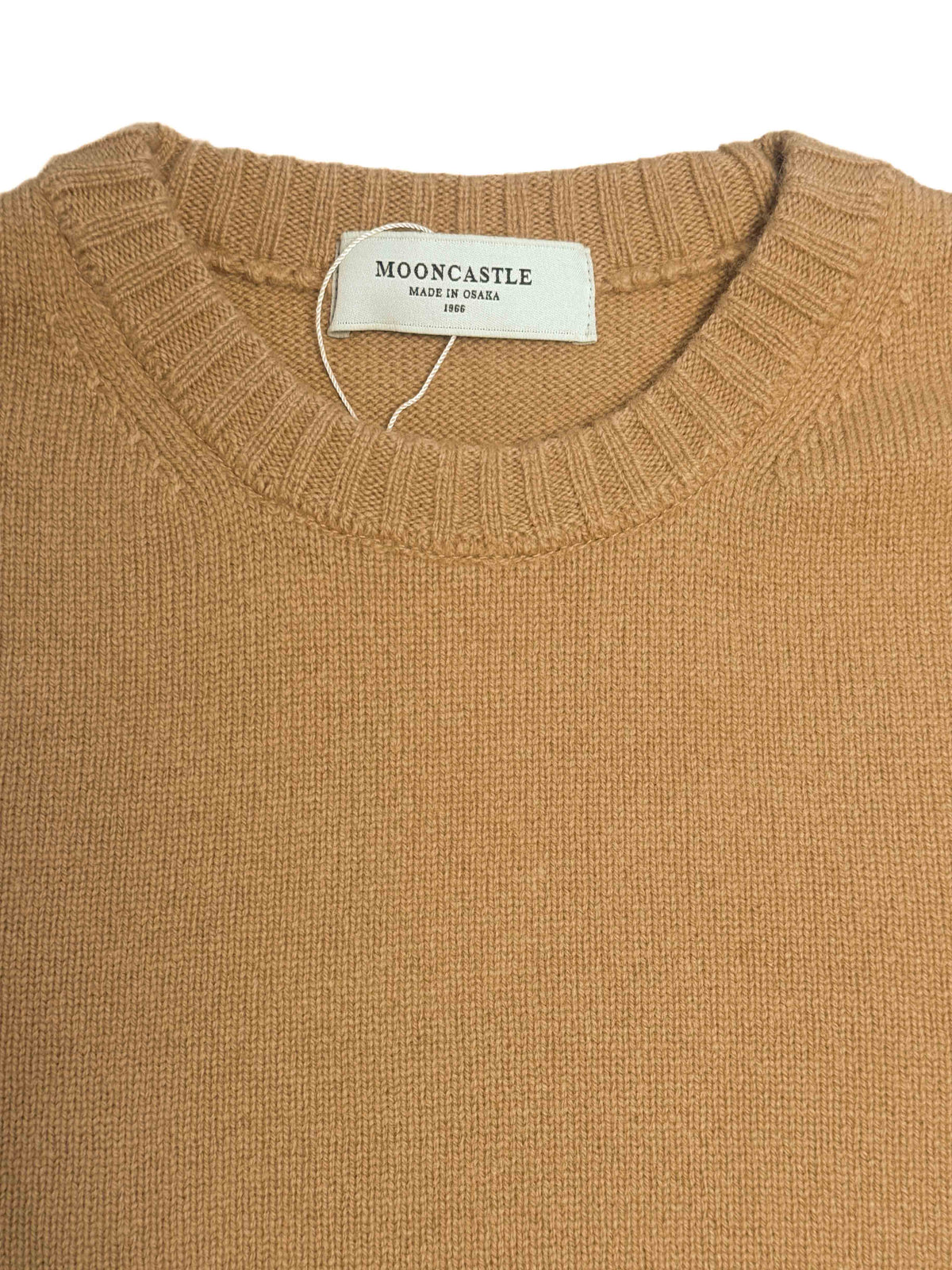 Cashmere Silk Wool Crewneck - Camel