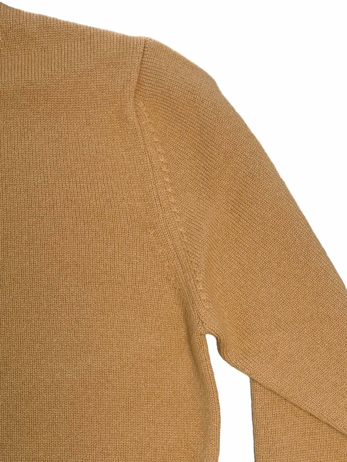 Cashmere Silk Wool Crewneck - Camel