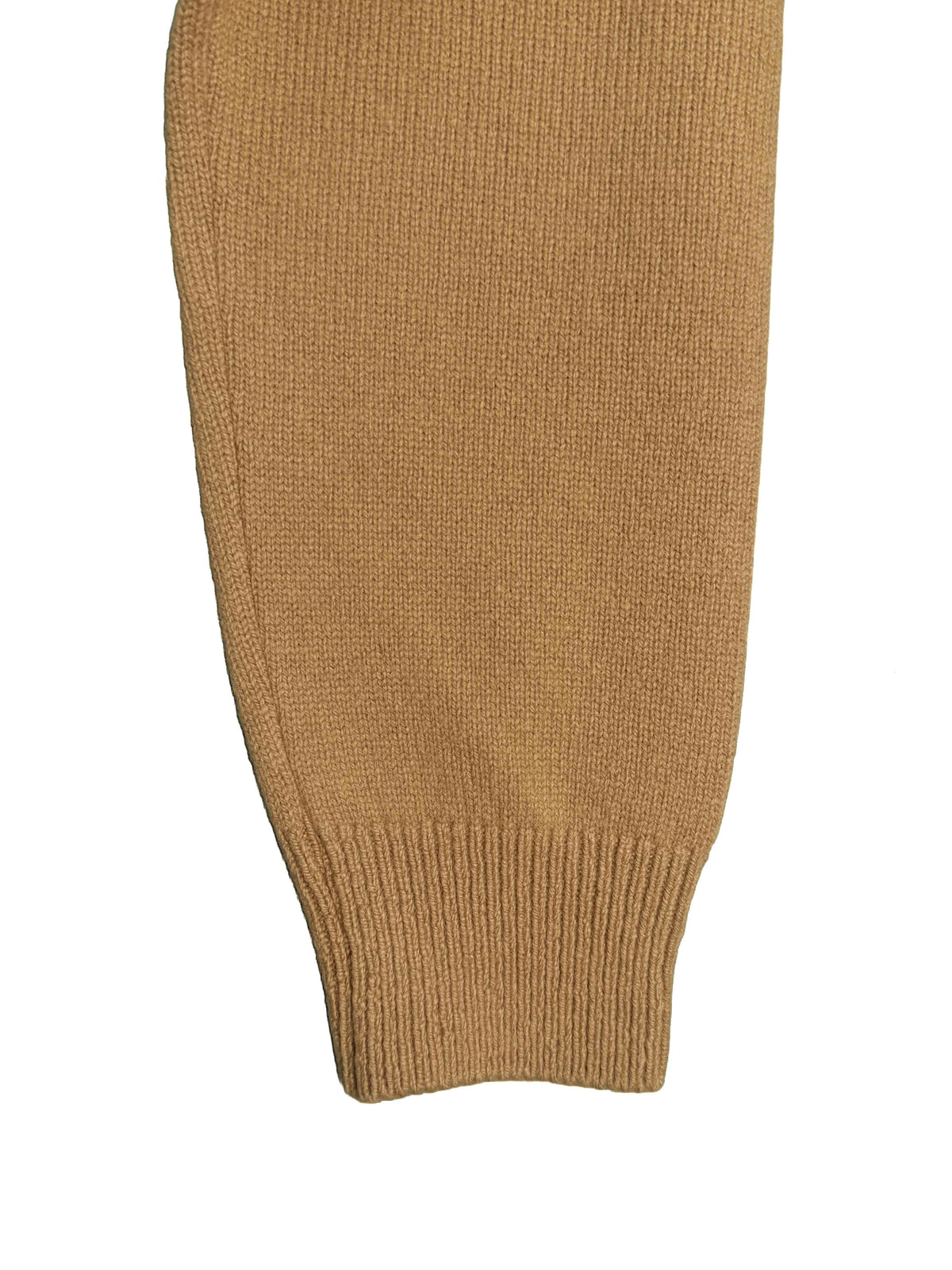 Cashmere Silk Wool Crewneck - Camel