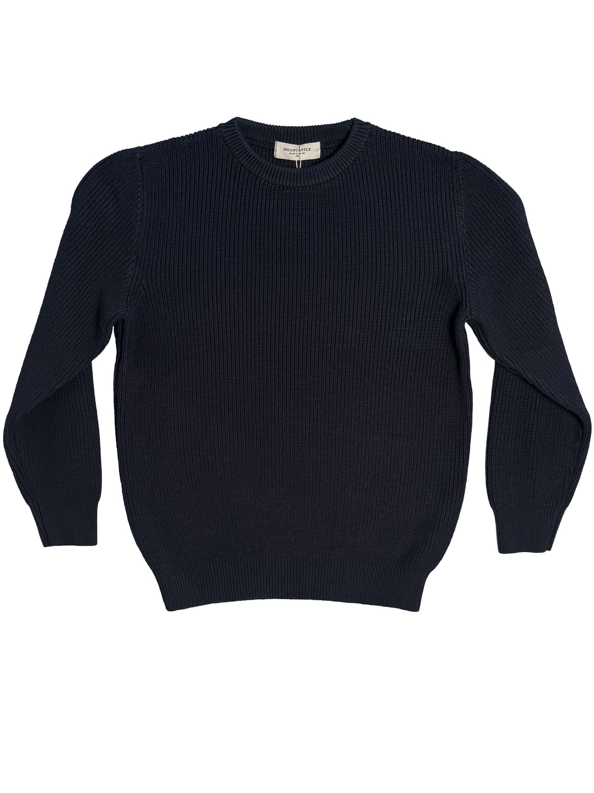 Heavyweight Cotton Crewneck - Navy