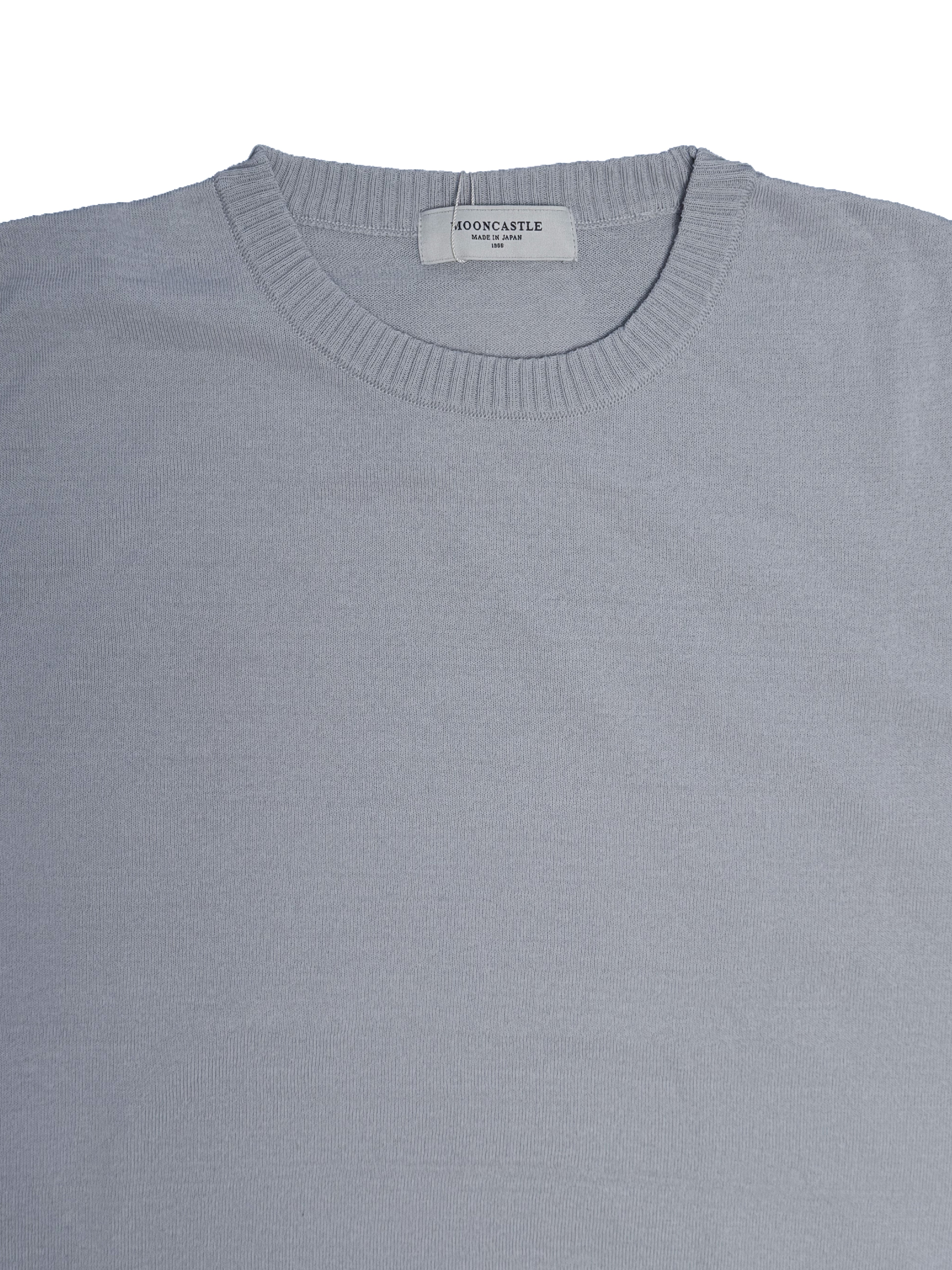 Ice Cotton Crewneck Sweater - Light Gray