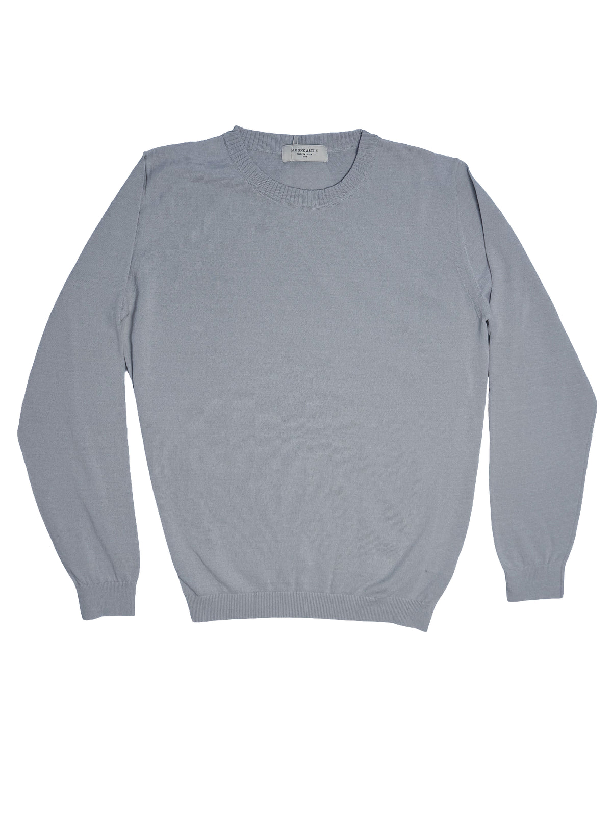 Ice Cotton Crewneck Sweater - Light Gray