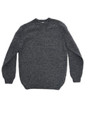 Shetland Wool Crewneck - Charcoal