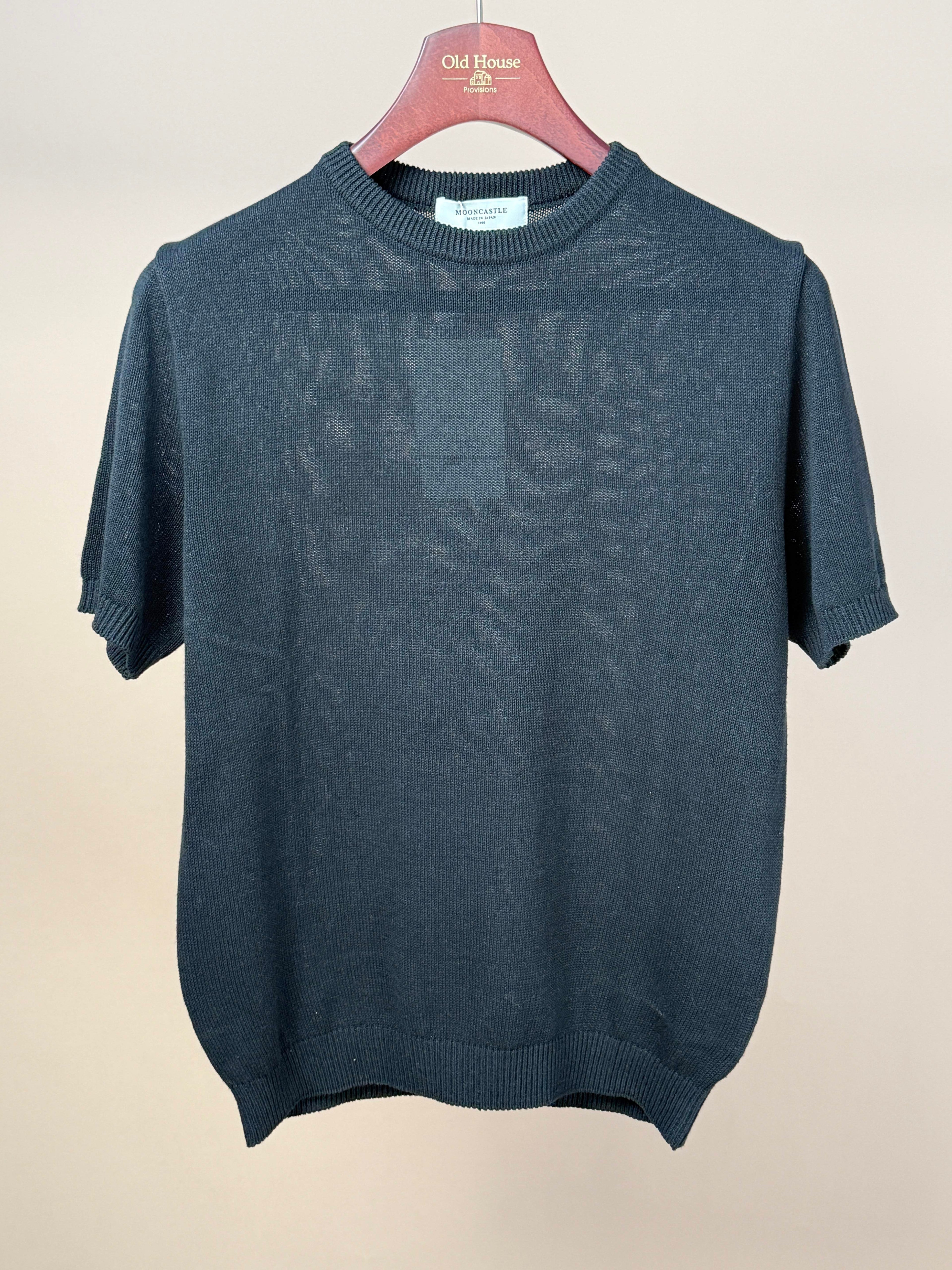 Washi Silk Knitted Crewneck - Black