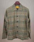 Shirt Jacket - Green 2-ply Flecked Twill