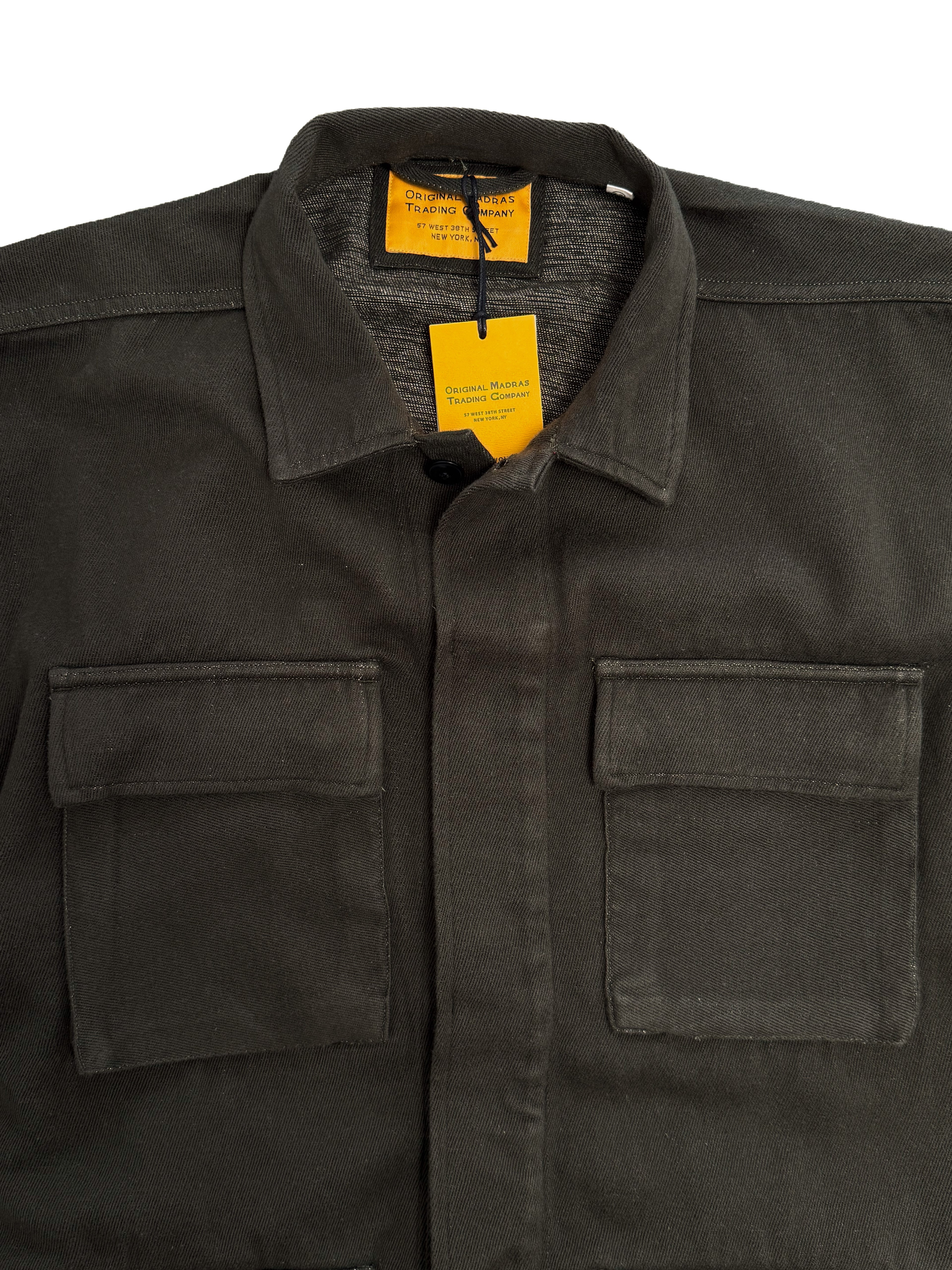 10oz Handwoven Denim Field Jacket - Olive