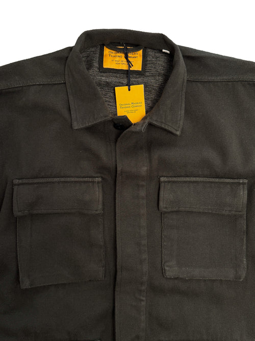 10oz Handwoven Denim Field Jacket - Olive