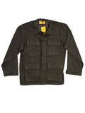 10oz Handwoven Denim Field Jacket - Olive