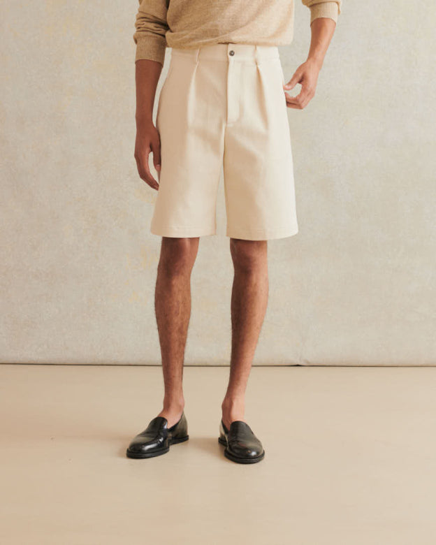 Naturalist Shorts Heavy Cotton Drill - Cream