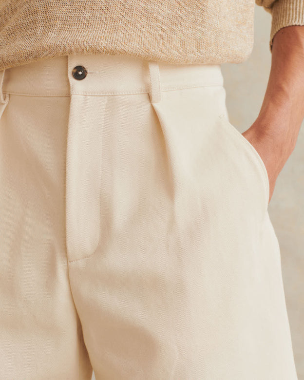 Naturalist Shorts Heavy Cotton Drill - Cream
