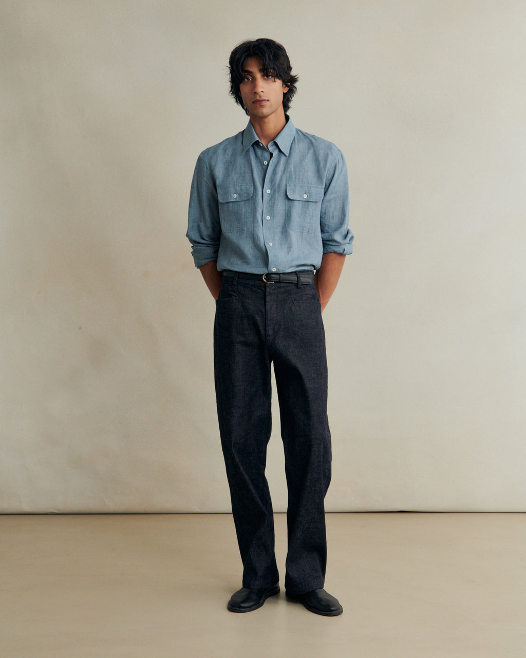 Gardian Trousers - Indigo French Denim
