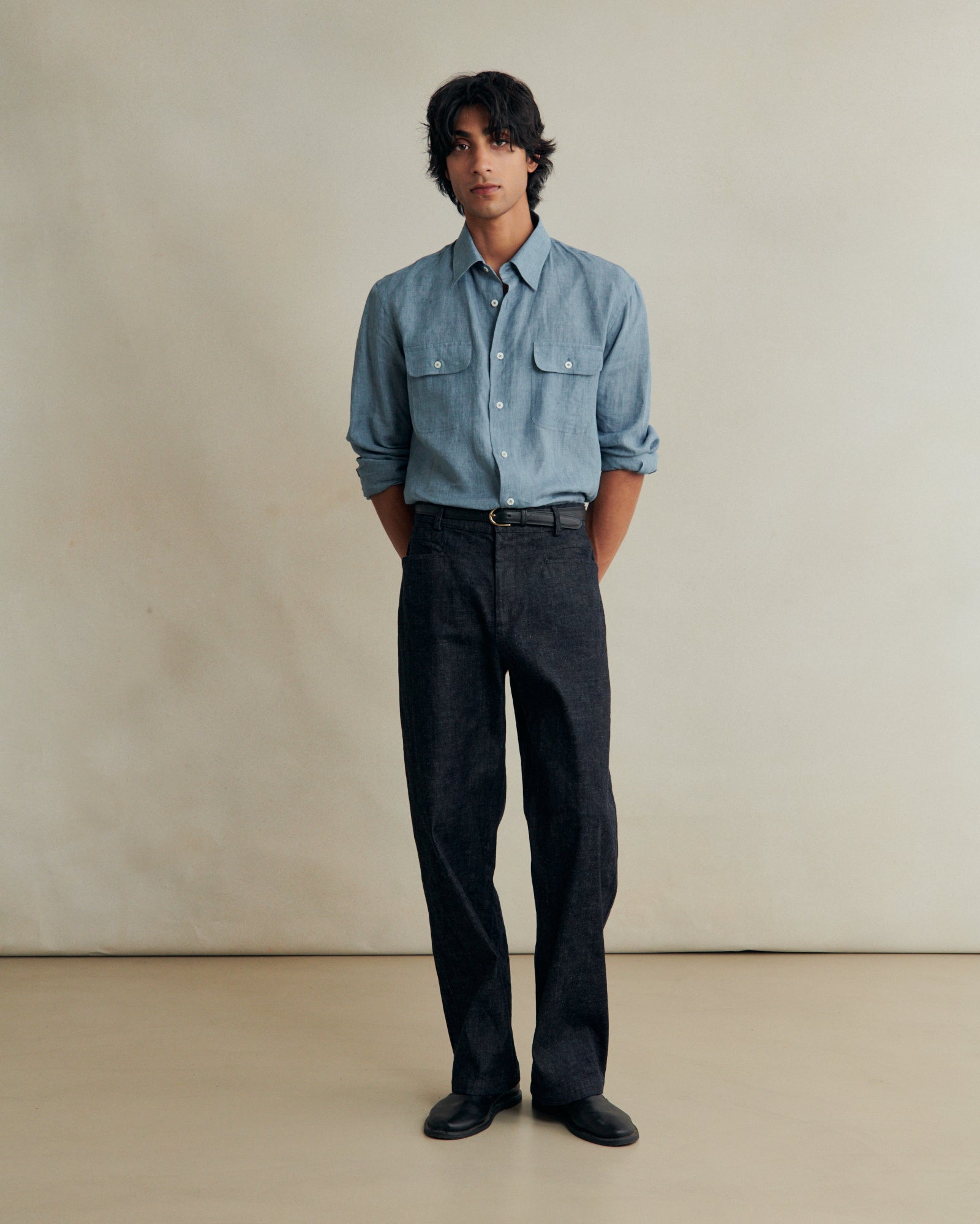 Gardian Trousers - Indigo French Denim