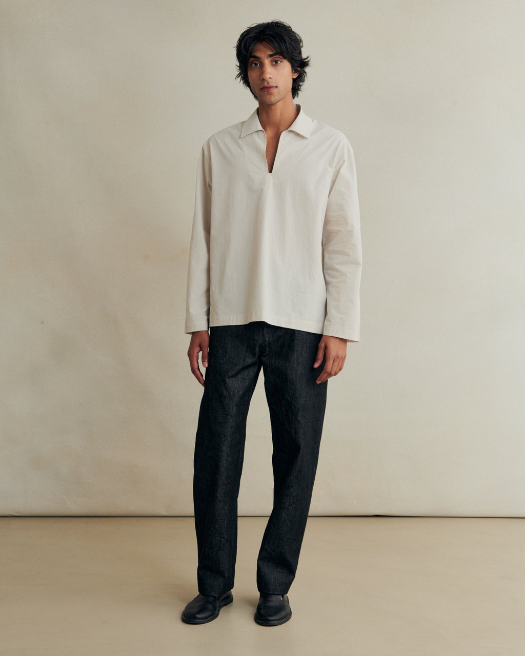 Vareuse Shirt - Mineral White