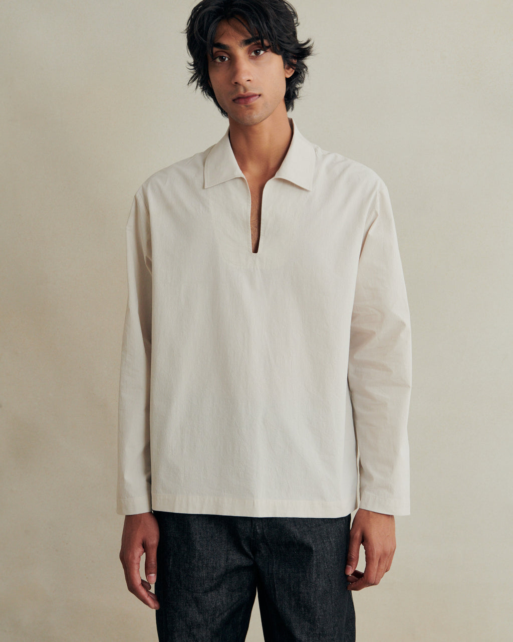Vareuse Shirt - Mineral White