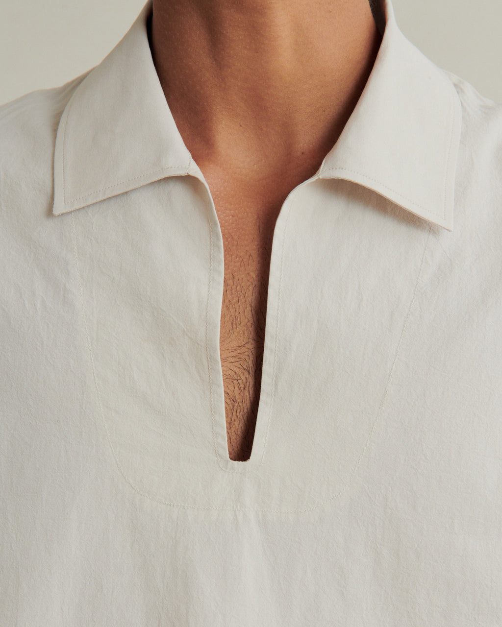 Vareuse Shirt - Mineral White