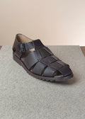 Paraboot Pacific Sandal Cafe, stylish footwear with leather straps and cushioned sole for casual summer wear.