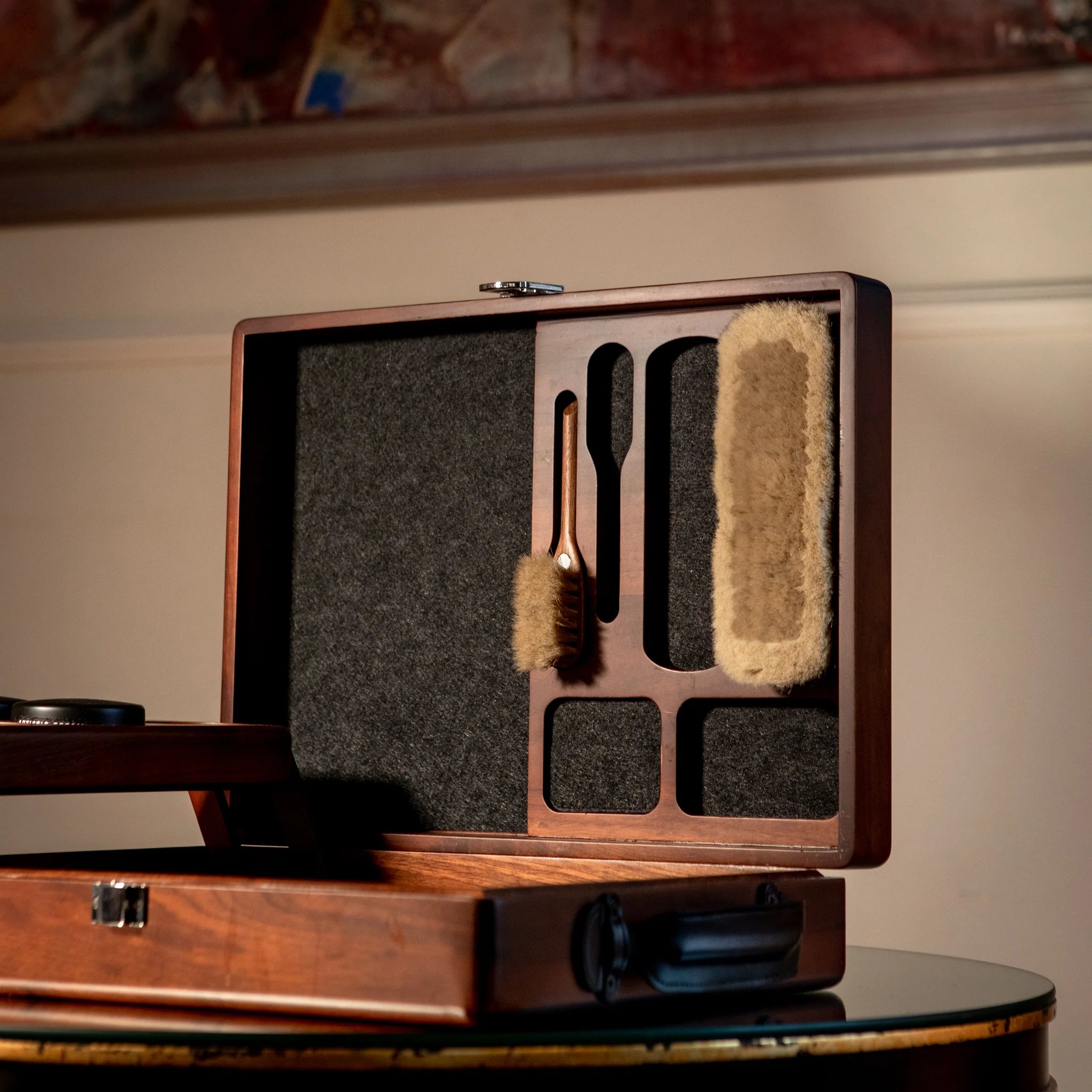 Social Valet Shoe Care Briefcase