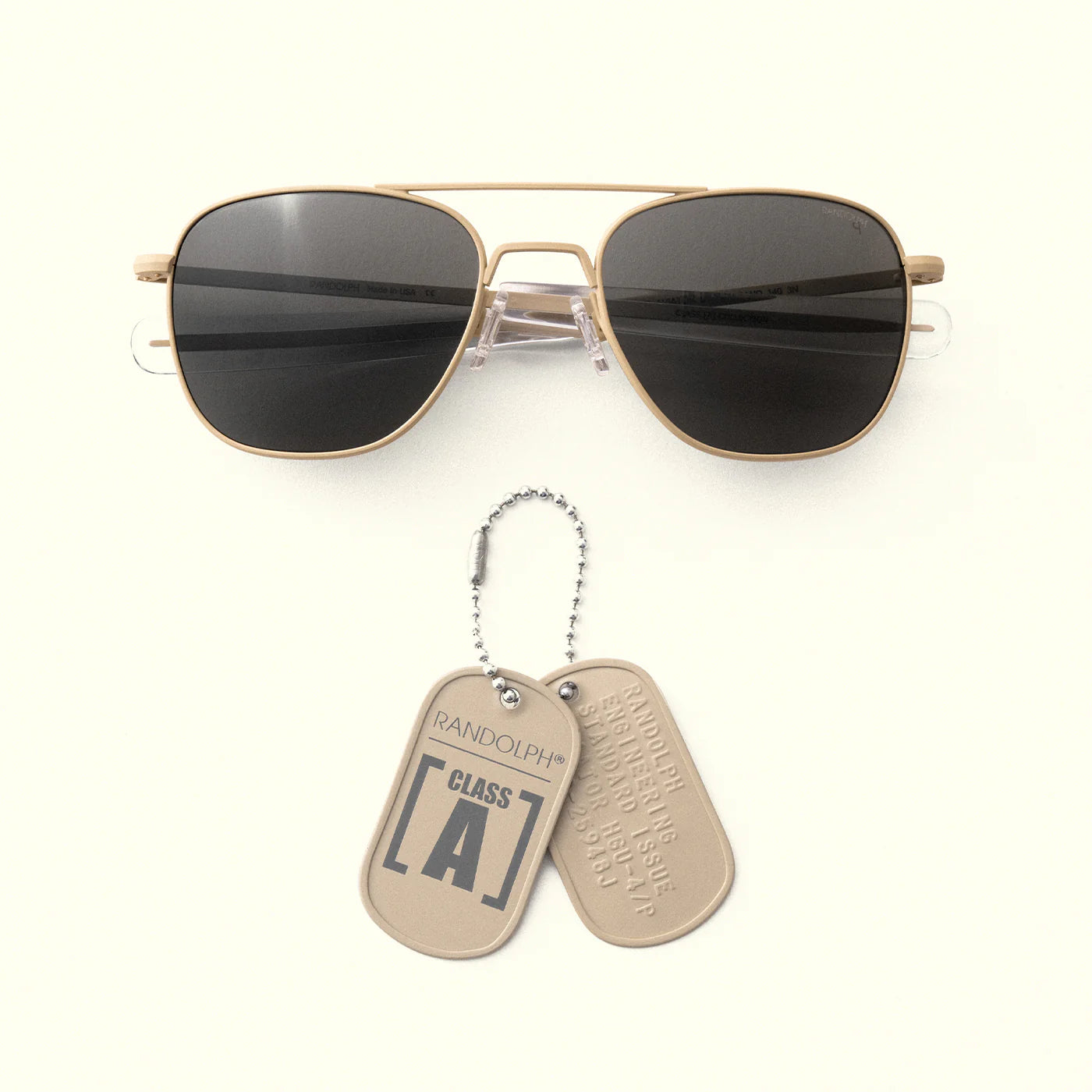 Class A Aviator - Desert Sand & American Gray Glass