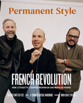 Cover of Permanent Style Magazine Vol. 3, a fashion and style book featuring elegant photography and design by Permanent Style.