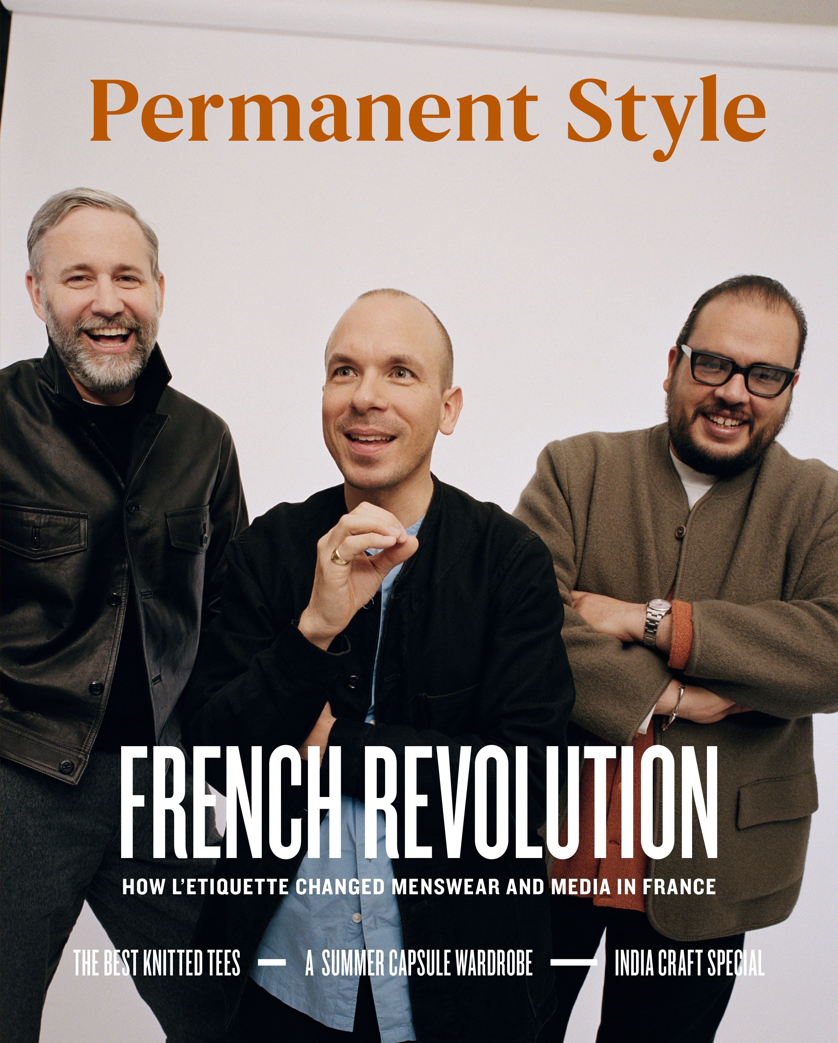 Cover of Permanent Style Magazine Vol. 3, a fashion and style book featuring elegant photography and design by Permanent Style.