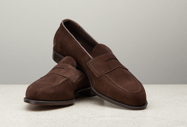 Piccadilly Penny Loafer 184 Unlined - Mink Suede