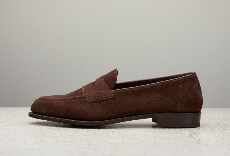 Piccadilly Penny Loafer 184 Unlined - Mink Suede