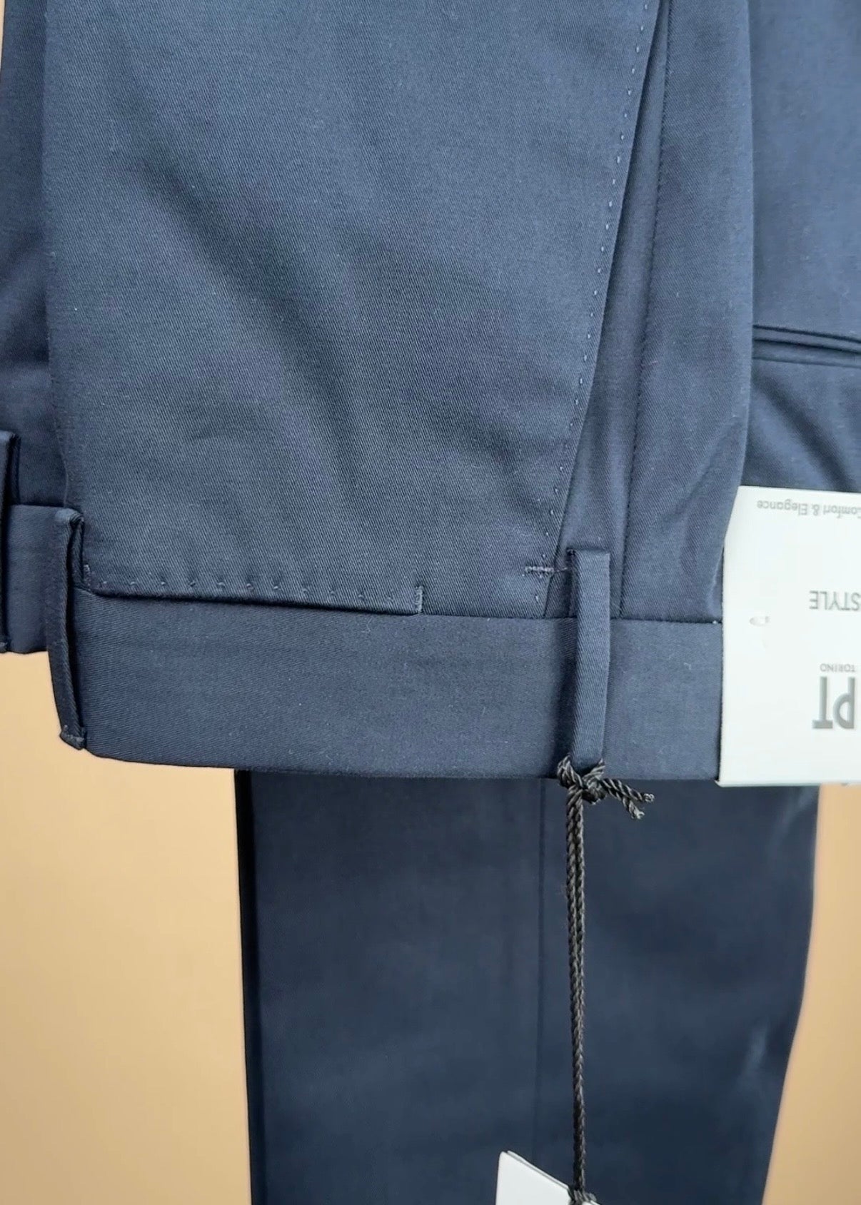 Stretch Fine Twill Chinos - Navy