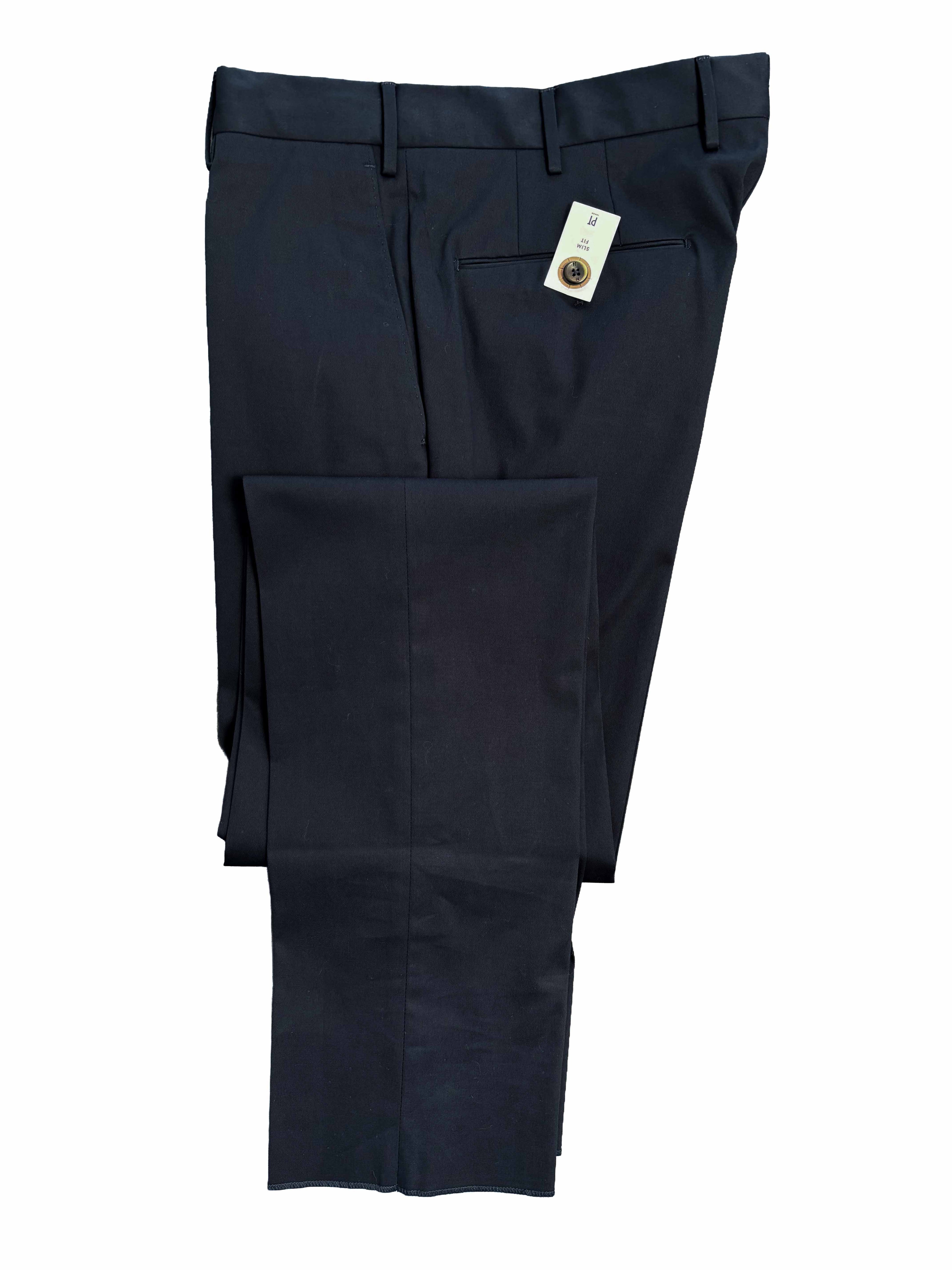 Stretch Fine Twill Chinos - Navy