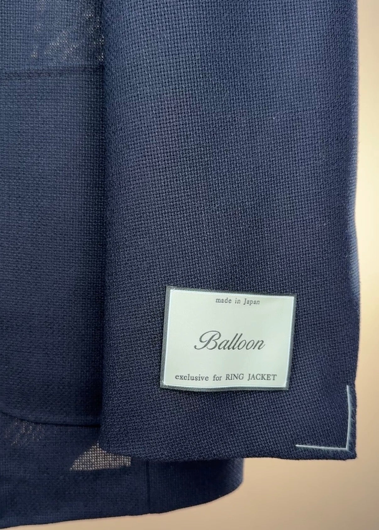 Balloon Wool Hopsack Sport Coat - Navy