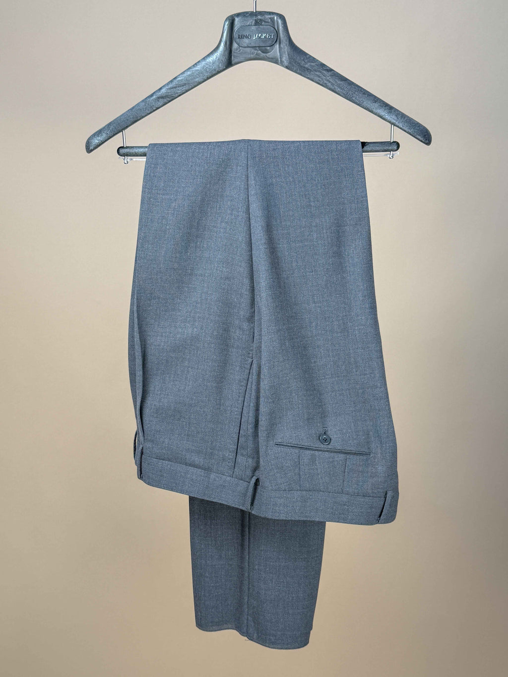 Single Breasted Fresco Suit - Gray