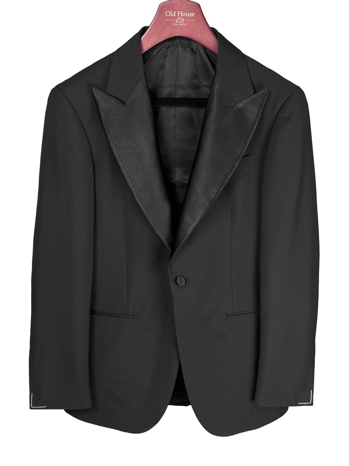 Wool Mohair Tuxedo - Satin Facing - Black