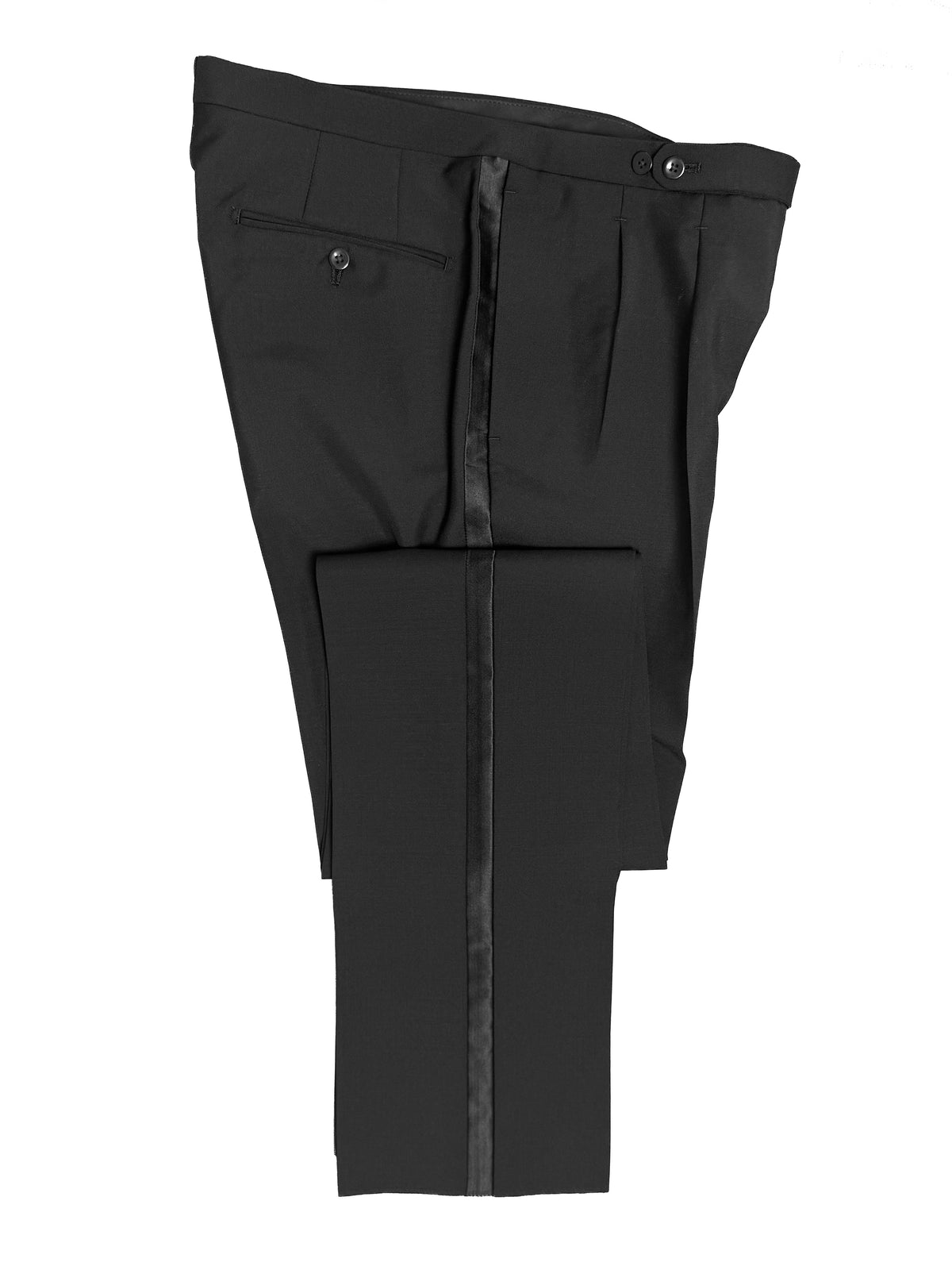 Wool Mohair Tuxedo - Satin Facing - Black