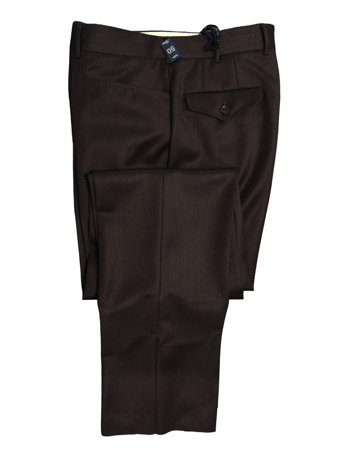 Calzolaio Trouser - Dark Brown VBC Covert Wool