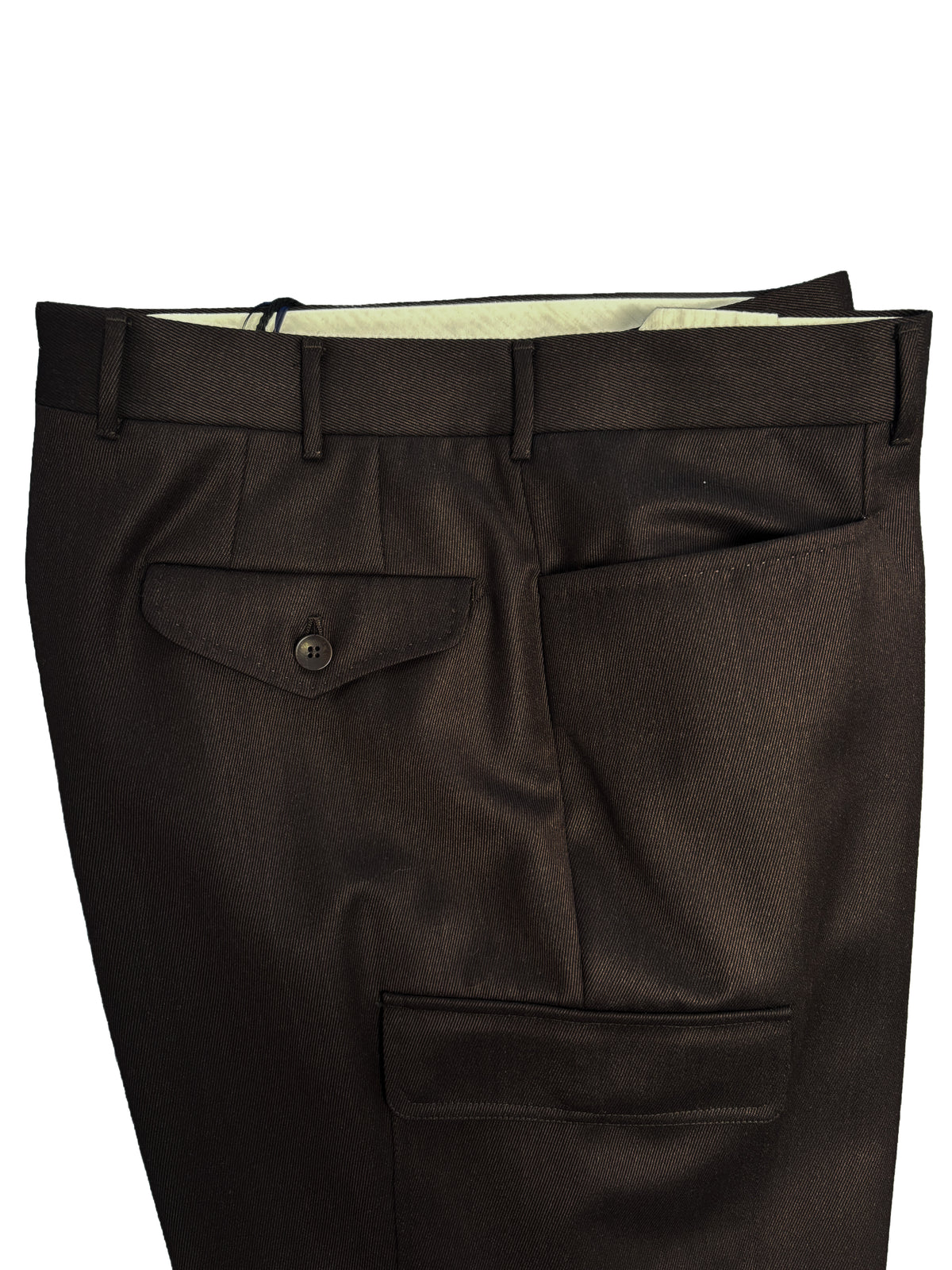 Calzolaio Trouser - Dark Brown VBC Covert Wool