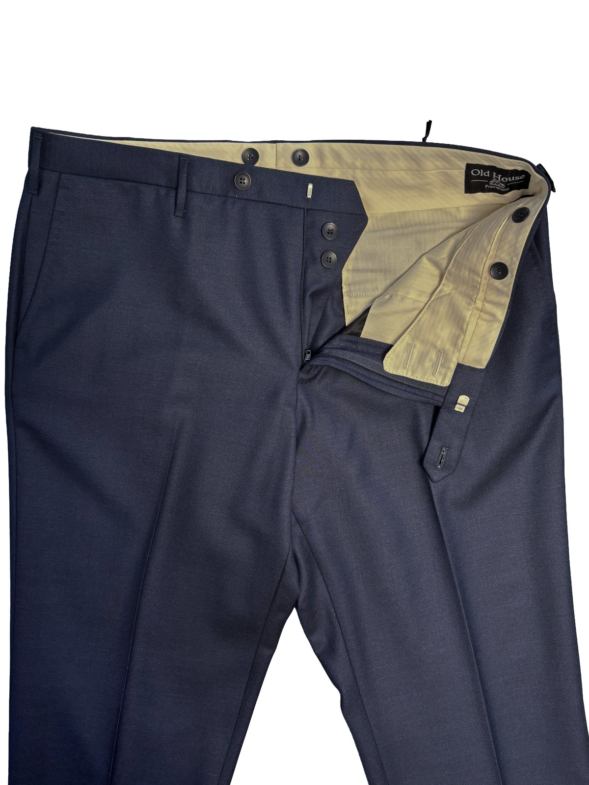 Dress Trouser - Blue Worsted Wool