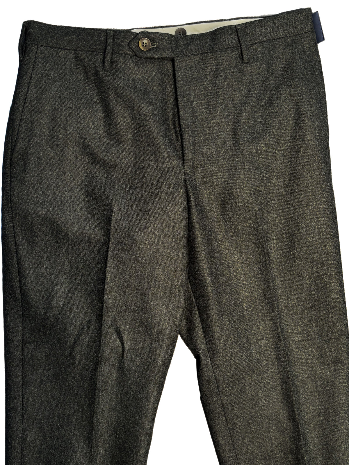 Dress Trouser - Dark Green Flannel