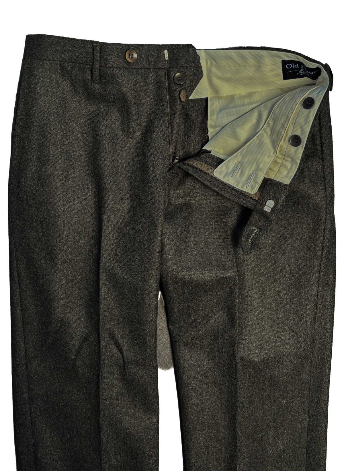 Dress Trouser - Dark Green Flannel