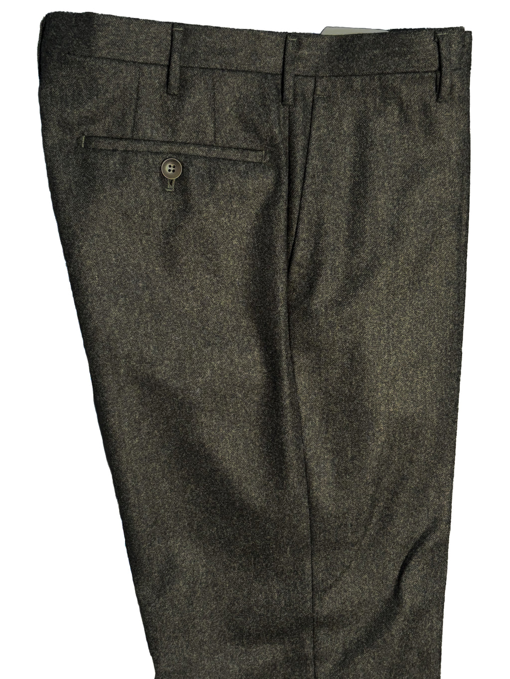 Dress Trouser - Dark Green Flannel