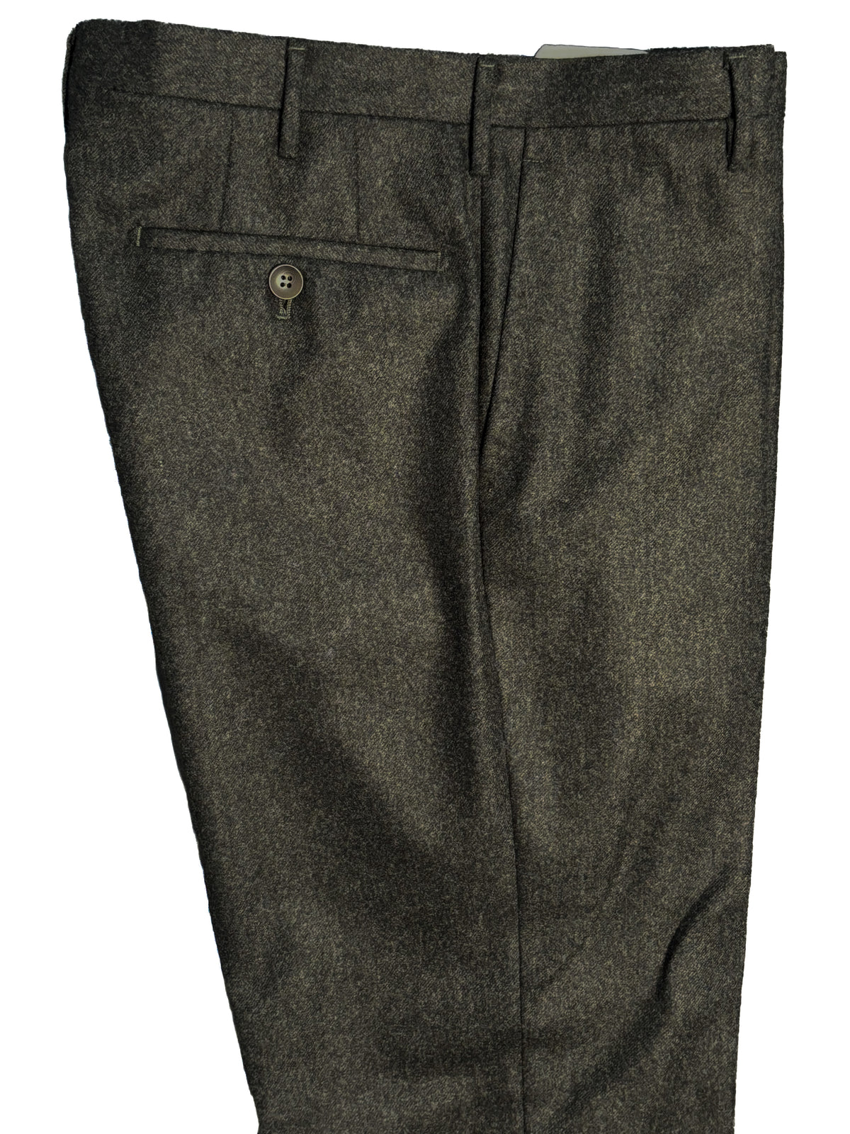Dress Trouser - Dark Green Flannel