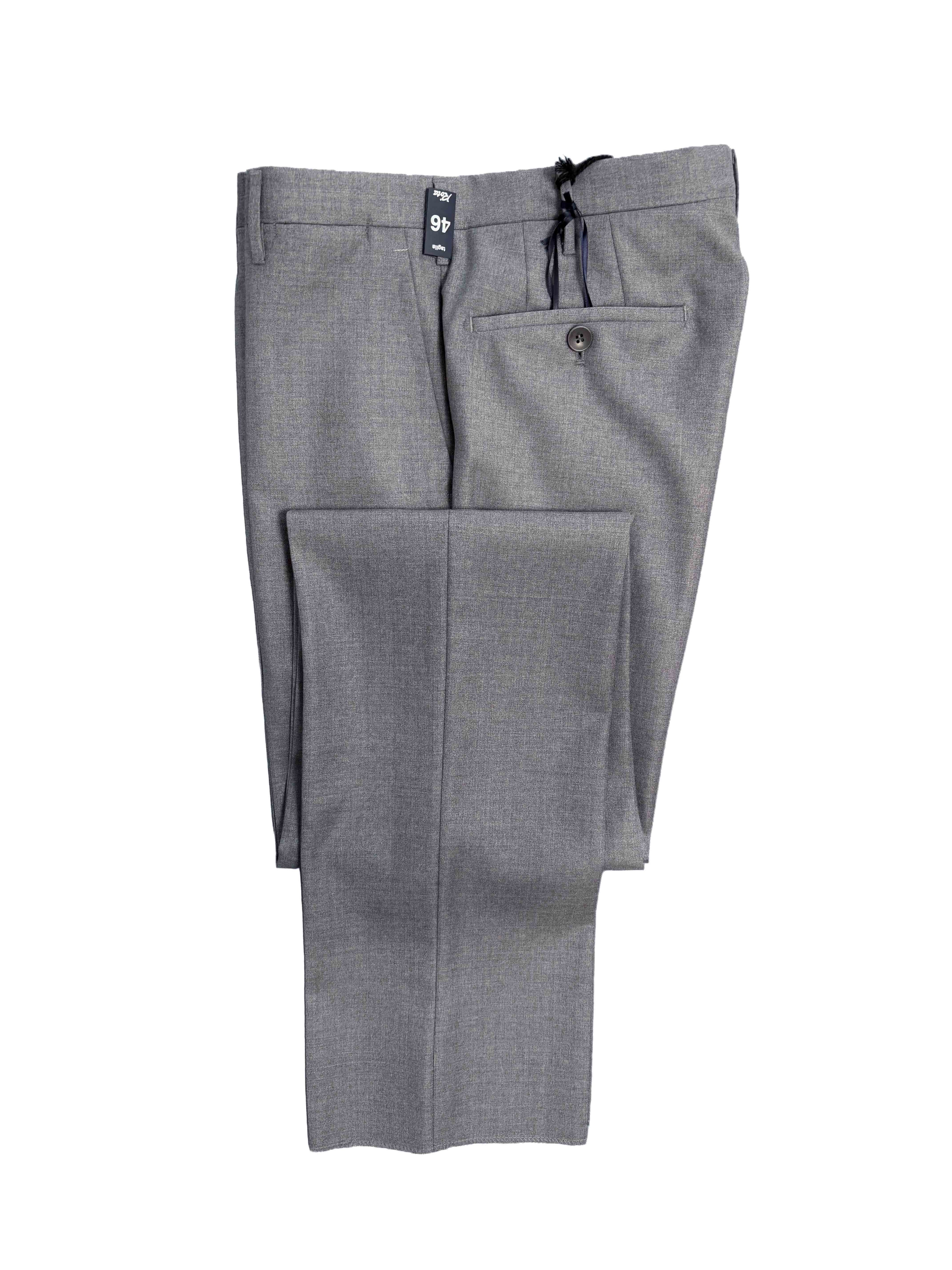 Dress Trouser - Light Gray Summer Worsted Wool
