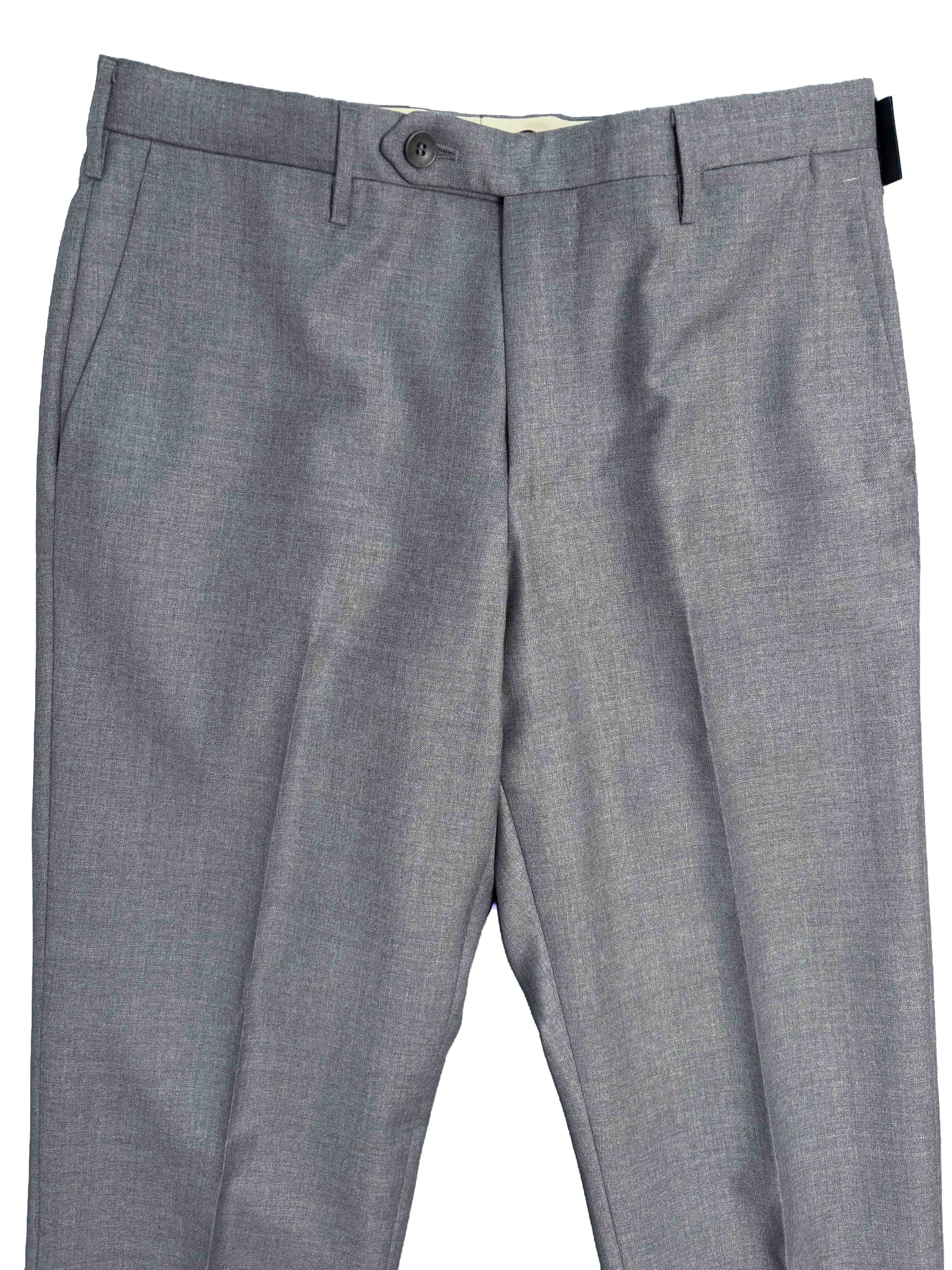 Dress Trouser - Light Gray Summer Worsted Wool