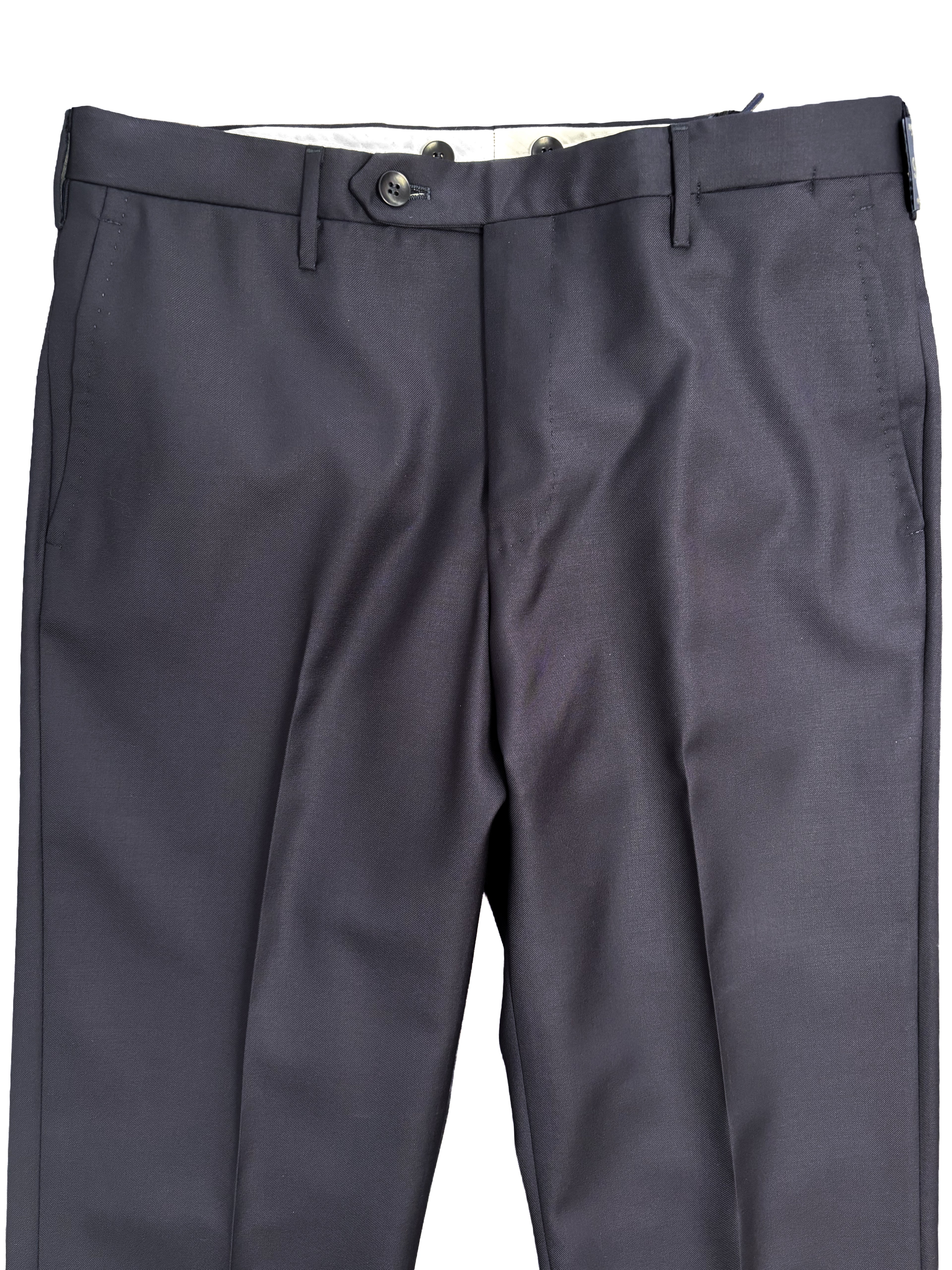 Dress Trouser - Navy Summer Worsted Wool