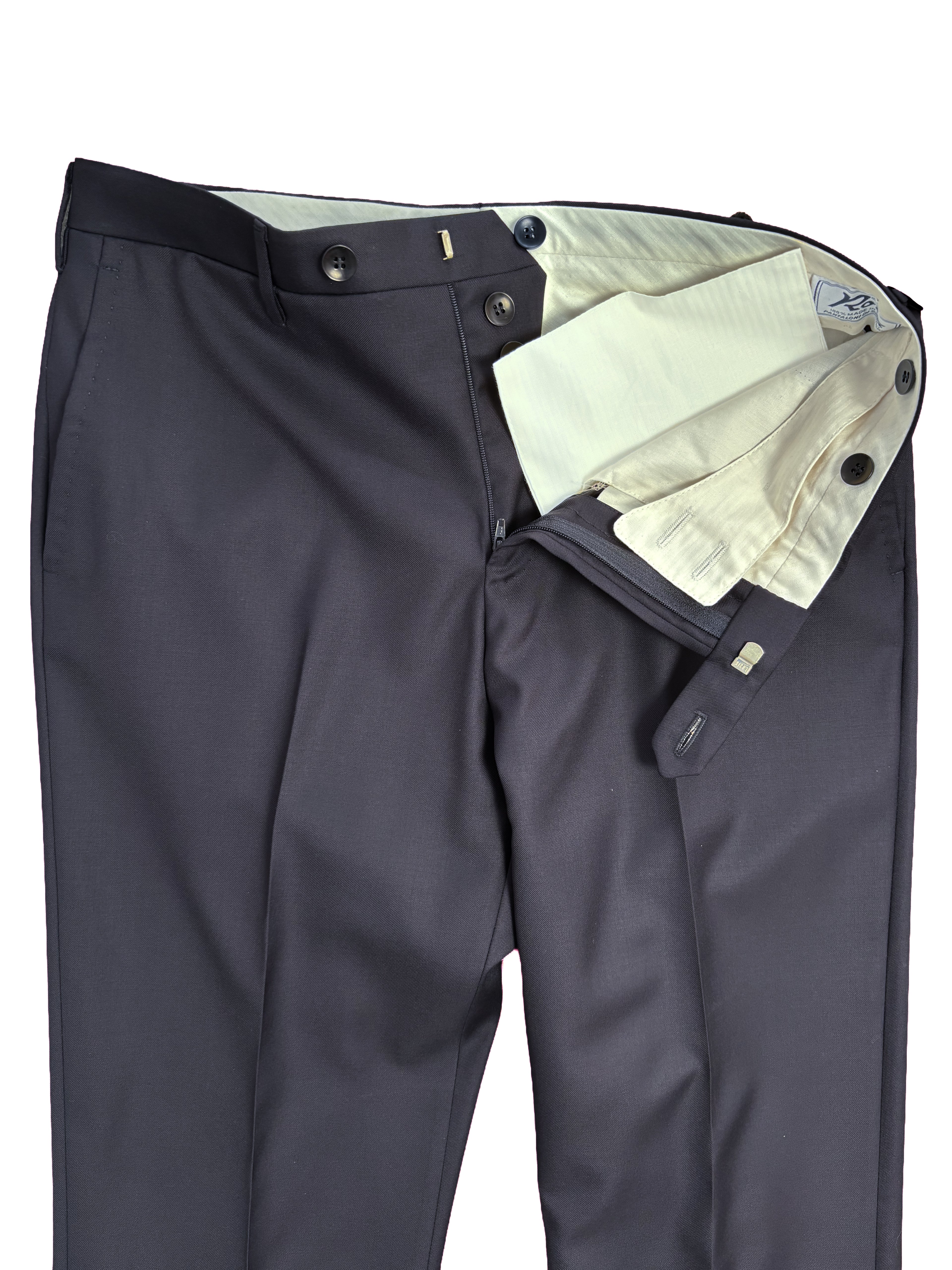 Dress Trouser - Navy Summer Worsted Wool