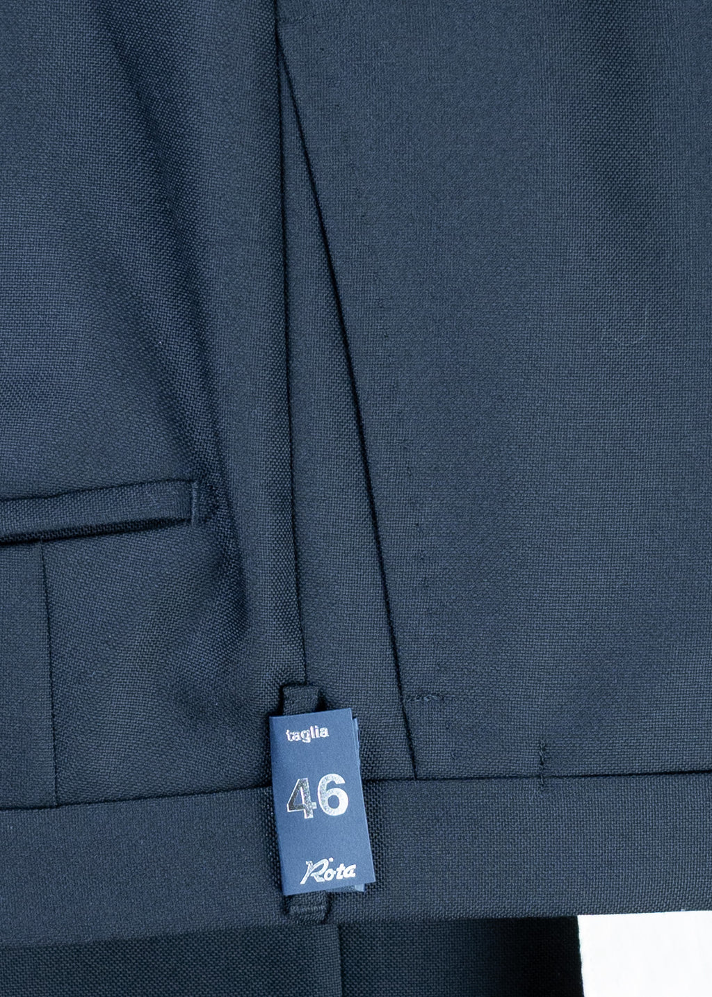 Dress Trouser - Black 3-Ply Wool