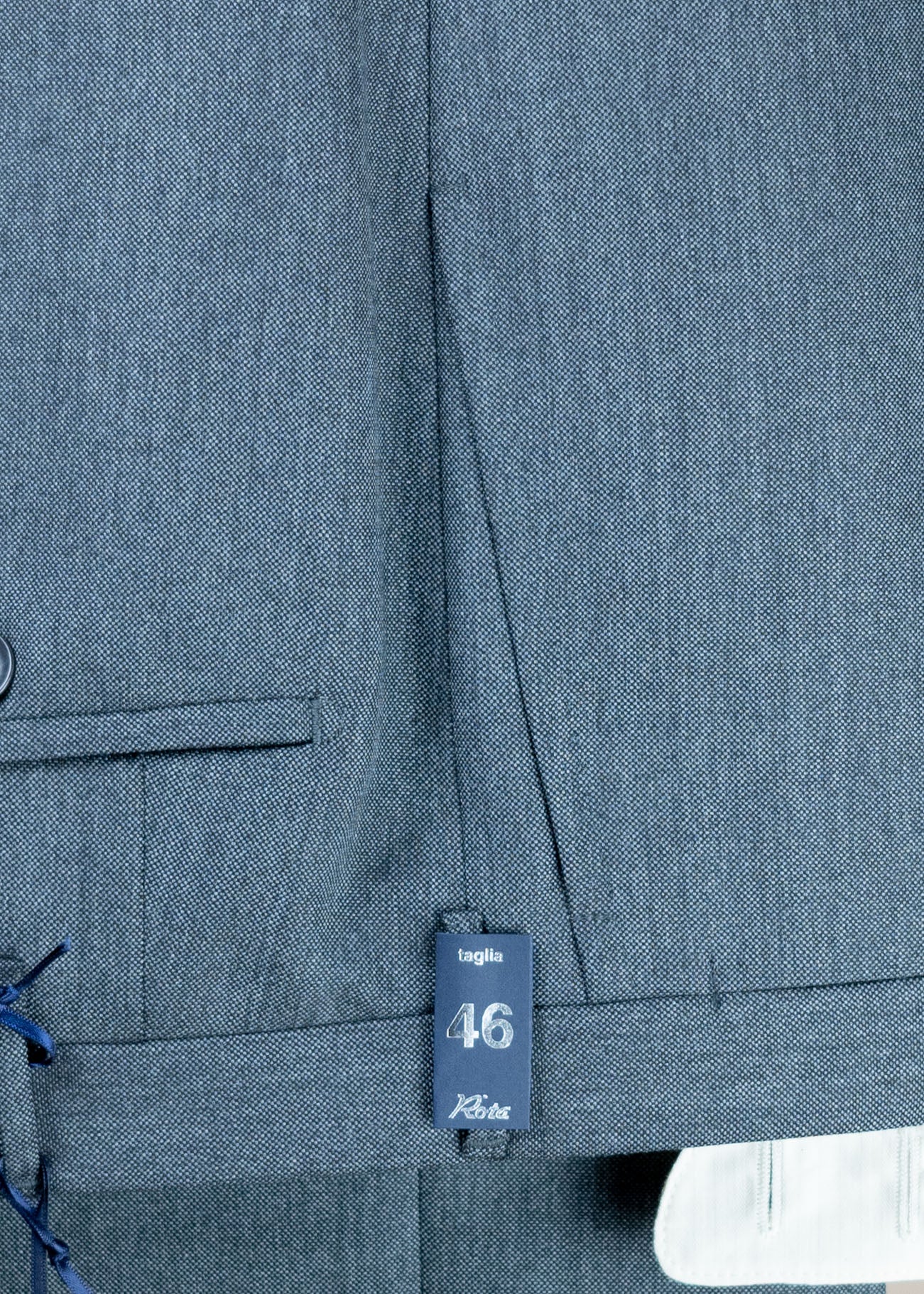 Pleated Dress Trouser - Mid-Gray 3-Ply Wool