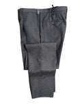 Pleated Dress Trouser - Mid-Gray Summer Worsted Wool